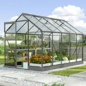 Vitavia , Gewächshaus "Kapitol 6200", schwarz, 6,2 m2