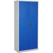 Ceha Flügeltüren- und Stahlschrank Pro 92 x 50 cm mit Türen in RAL5010 (enzianblau)