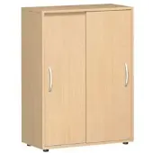 Geramöbel Schiebetürenschrank »Lissabon« 3 OH 80 cm braun, 80x110.4x40 cm