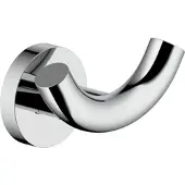 Bravat Varuna Doppelhaken 764010 chrom, zum Kleben/Schrauben