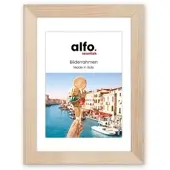 Alfo. Nina 30x30 cm natur m. Ppt 15x15 cm, Holzrahmen