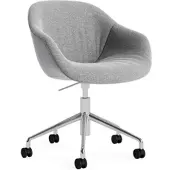 HAY - About A Chair AAC 253 Soft, Aluminium poliert / Hallingdal 130