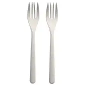 Papstar 1000 Gabeln (Mehrweg), Bio-PP, 18,5 cm, weiss, extra stabil