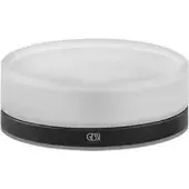 Gessi Emporio Seifenhalter, Standversion, Schale aus satiniertem Glas, 38827