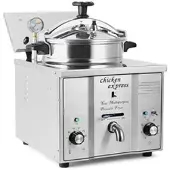 Trento Elektrische Hochdruckfritteuse - Manuell- 15 Liter - Profi-Fritteuse - Gastro-Fritteuse