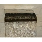 Eichenwald Ideal Edelstahl Wasserfall CASCADE ohne Beleuchtung Breite 300 mm