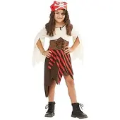Buttinette Piratin Kleid "Little Merle" für Kinder