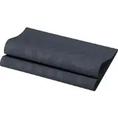 Duni GmbH Elegance-Servietten 48 x 48 cm 1/4 Falz Lily Schwarz