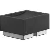 Gessi Rettangolo Accessoires Seifenhalter Standversion, Schale schwarz, 20826