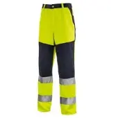 TeXXor Warnschutz Bundhose ROCHESTER, gelb/marine 4356 , 1 Stück, Größe: 54
