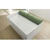 PAIDI Kinderwelten Rückenkissen , grün , Maße (cm): B: 100 H: 40 T: 25.0