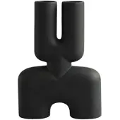 101 Copenhagen - Cobra Vase Double Medio, coffee / dunkelbraun