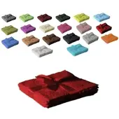 EXKLUSIV HEIMTEXTIL Seiftuch 4er Set 30 x 30 cm Rot