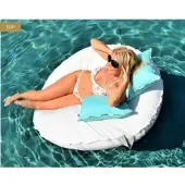 Chillisy Badeinsel Ibiza Ø 145 cm ,Farbe: Weiß