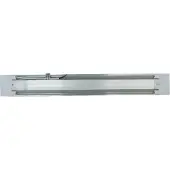 Licht-Erlebnisse LED Wandlampe mit Schalter Aluminium B: 60 cm IP42 Weiß länglich 4000 K tralweiß 2040 lm Wandleuchte Bad