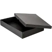 Falken Aufbewahrungsbox »PURE« 44,0/62,0/10,0 cm 1 Stück 27 L schwarz, 10x62 cm