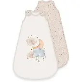 Herding Babyschlafsack BABY BEST "Moon and Stars Baby-Schlafsack 90cm", Baby, Gr. L: 70cm, beige (natur), Bezug: 100% Baumwolle. Füllung: 100% Polyester, Schlafsäcke Babyschlafsack
