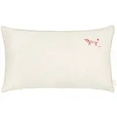 Nobodinoz - L1N0 Embroid. Kissen, 50 x 30 cm greige (bestickt)