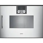 GAGGENAU BSP220131 Dampfgarofen 60 cm Serie 200 Silberber Türanschlag rechts ...