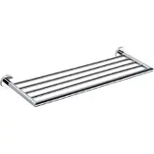 BRILLANTBAD BOMEGA Handtuchablage Messing Chrom poliert 655x55x215 mm für Bad & Küche >> zum Bohren