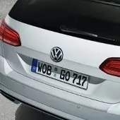 Volkswagen Golf VII Variant Facelift Ladekantenschutz transparent 5G9061197A