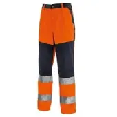 TeXXor Warnschutz Bundhose ROCHESTER, orange/marine 4355 , 1 Stück, Größe: 46