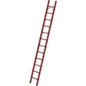 Proregal Sprossen-Anlegeleiter GFK ohne Traverse 12 Sprossen