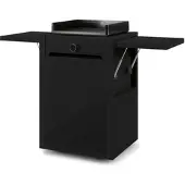 Forge Adour Plancha Grill Modern Gas 45 Schwarz auf Rollwagen