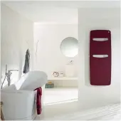 Zehnder Design-Heizkörper Vitalo Spa Completto VITK-120-050 Volcanic, 1.225 x 16 x 490 mm, RAL 9016, montagefertig mit EasyFit-Anschlussbox