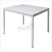 Proregal Bürotisch Arctic Wolf | Quadratisch | HxBxT 75x80x80cm | Lichtgrau