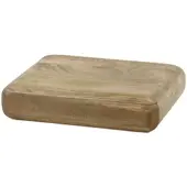 Feeling4Home Nachttisch Strak aus massivem Mangoholz, modern schwebend, Natur, mit griffloser Schublade