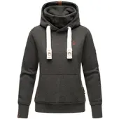 NAVAHOO Damen Kapuzensweatshirt Weicher Hoodie mit dicken Tunnelzugkordeln & Kapuze Raniaa