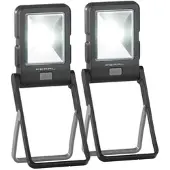 Pearl 2er Pack LED-Arbeitsleuchte im Baustrahler-Design mit 3 Watt COB-LED
