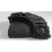 Cinderella Spannbettlaken Weekend Black (Renforcé)-160 x 210 cm