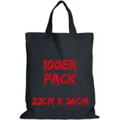TEXXILLA Apothekertasche Mehrpack mit zwei kurzen Henkeln, Dunkelblau, dunkelblau