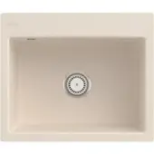 Villeroy & Boch V&B Einbauspüle SUBWAY 60 S FLAT 565x475mm Handbet ivory
