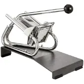 Louis Tellier - Professioneller Fritten-Schneider auf Epoxid-Sockel - Verzinktes Messer + Schieber 8 mm