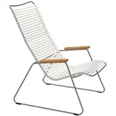 Houe CLICK Relaxsessel Lounge Chair Bambusarmlehnen Stahlgestell