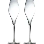 Stölzle LAUSITZ Serie Q1 Champagnerkelch Sektglas mundgeblasen 2 Stück 300 ml