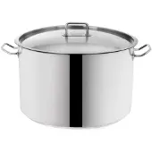 Orion Stahltopf Kochtopf für Gastronomielokale mit Deckel 40 cm 30l