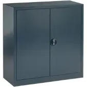 OTTO Office Stahlschrank mit Flügeltüren grau, 93x100x40 cm