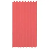 EXKLUSIV HEIMTEXTIL Voile Schlaufenschal 140x245cm rot