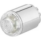 INFACTORY Dynamo-LED-Wasserhahnaufsatz zur Temperaturkontrolle, leuchtet farbig