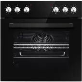PKM Einbauherdset EHSM4B, EEK A, 5 Backofen Funktionen, Schwarze Glasblende