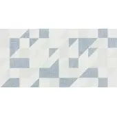 Rako Tess Dekor blau 20x40 cm matt/glanz WADMB455.1