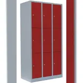 Steelboxx Schließfachschrank 9 Fächer Wertfachschrank Fächerschrank Spind 180x88,5x50cm