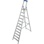 Krause STABILO Stehleiter mit R13 Stufen, 12 Stufen, Arbeitshöhe 4,80 m