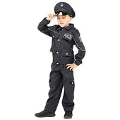 Buttinette Kinder-Kostüm "Polizist", dunkelblau