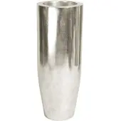 Fleur Ami Pandora elegante Bodenvase Ø 35 cm, Höhe 90 cm silver leaf