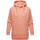 NAVAHOO Damen Kapuzensweatshirt Kuscheliger Hoodie mit Oversize Look Silberengelchen
